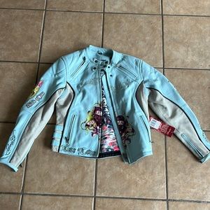 vintage ed hardy leather jacket